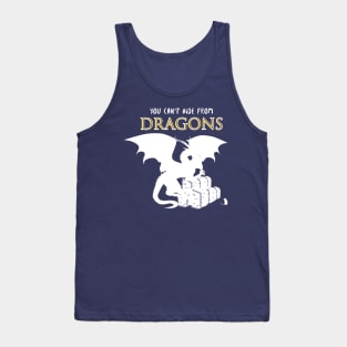 Barn Hunt Dragon - white Tank Top